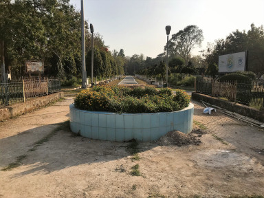 Street view, park renovation